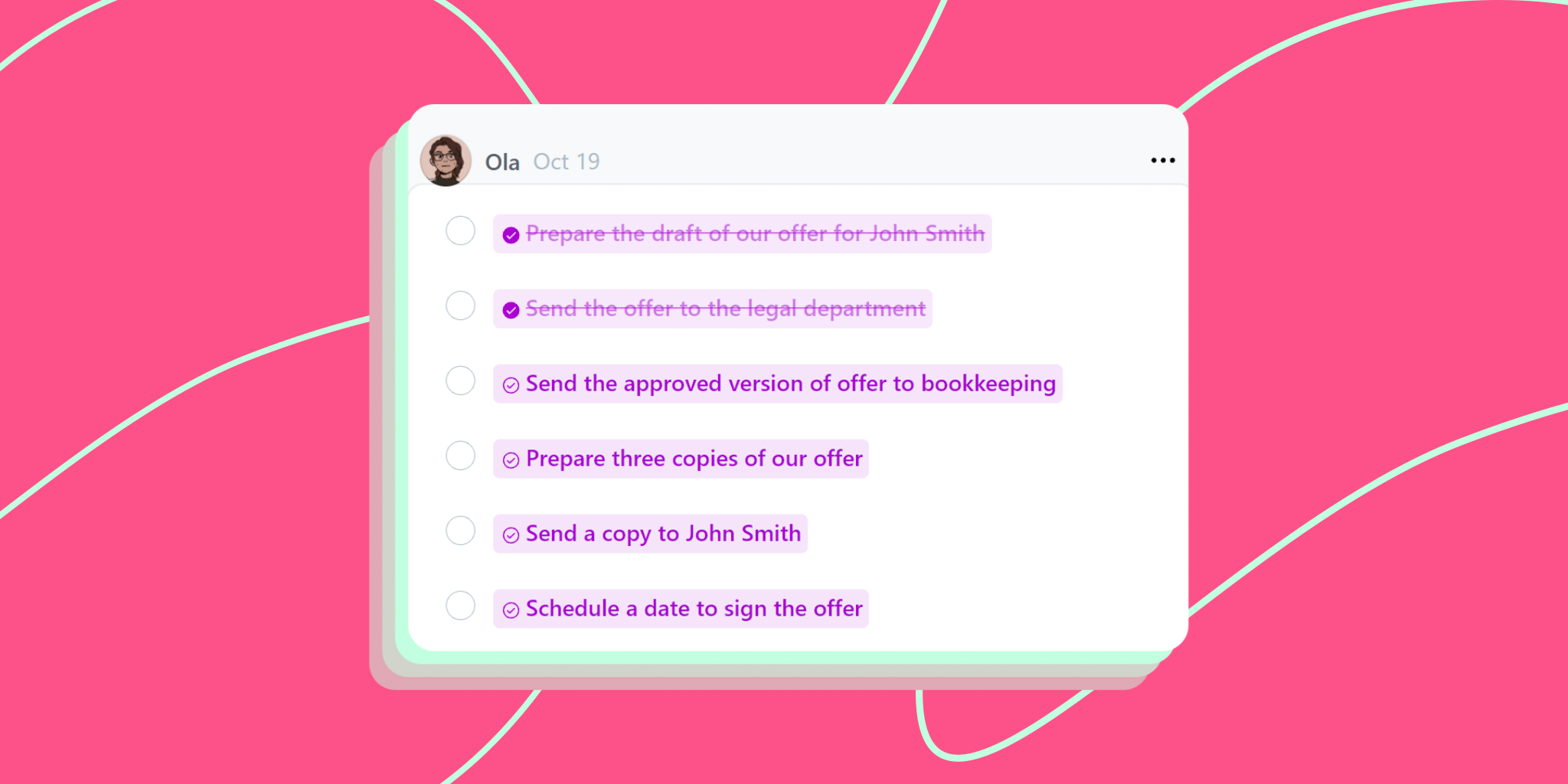 Link related tasks and save time