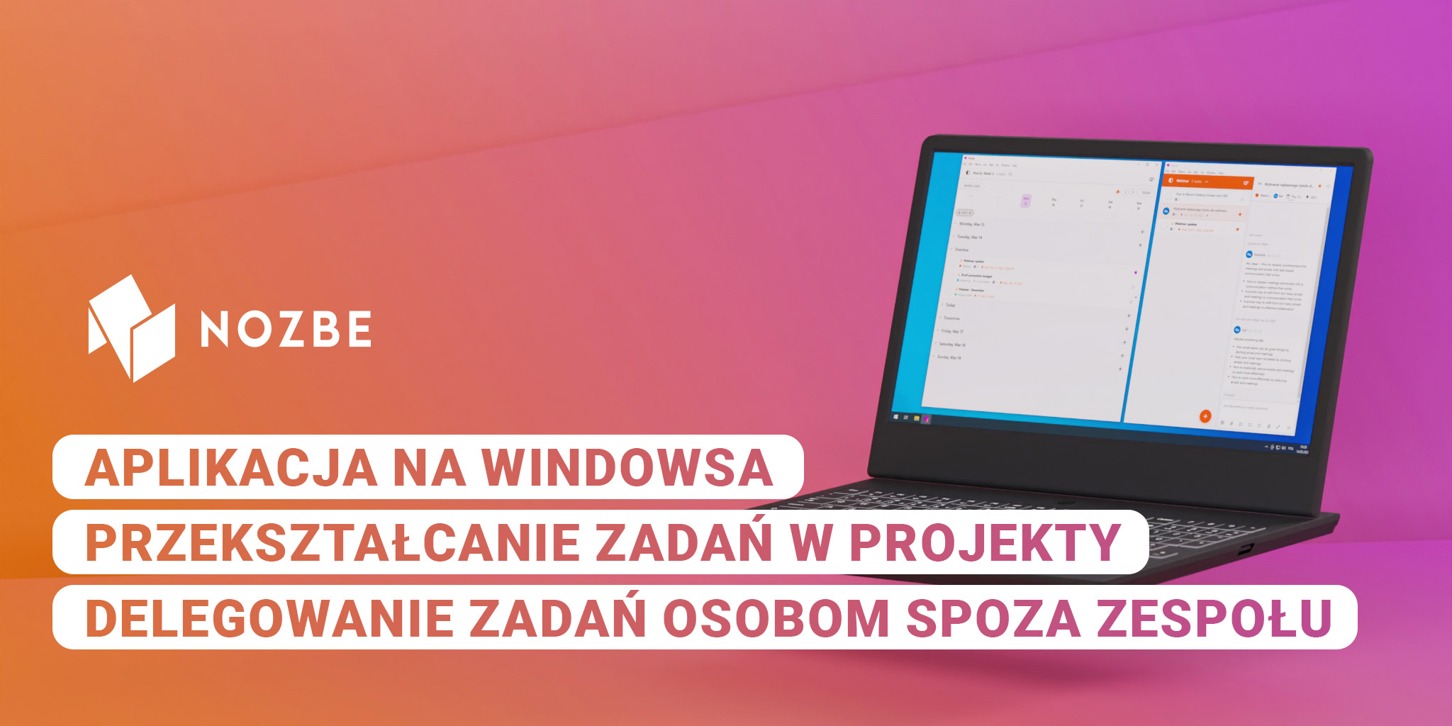 Jak lepiej wpsółpracować w zespole: vlog o produktywności Nozbe