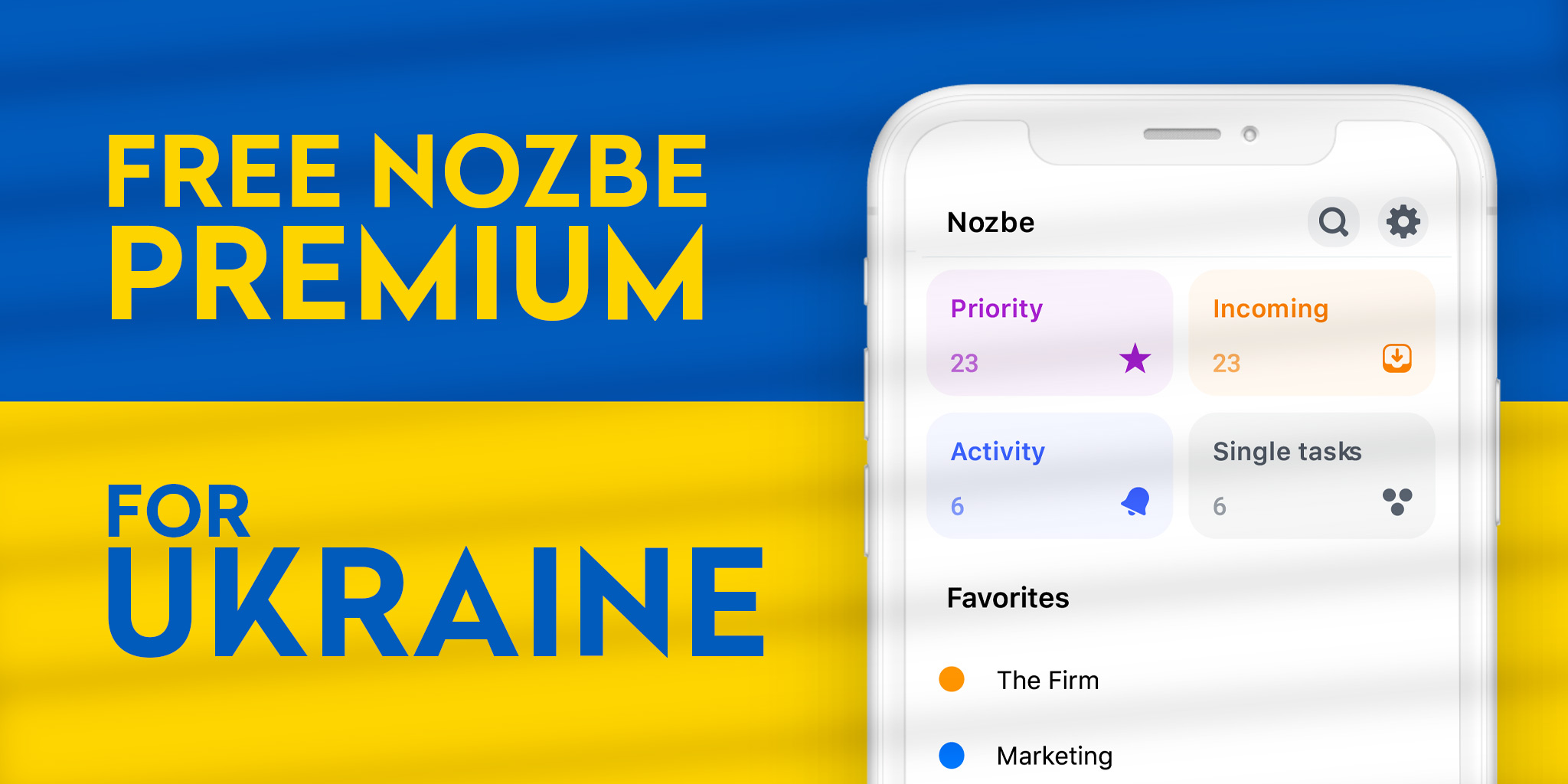 Nozbe Premium For Free For Ukrainians