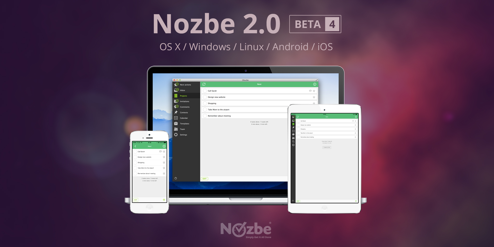 nozbe outlook integration