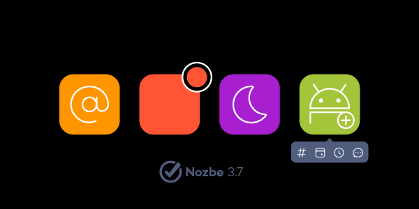 La nouvelle version Nozbe 3.7 est disponible