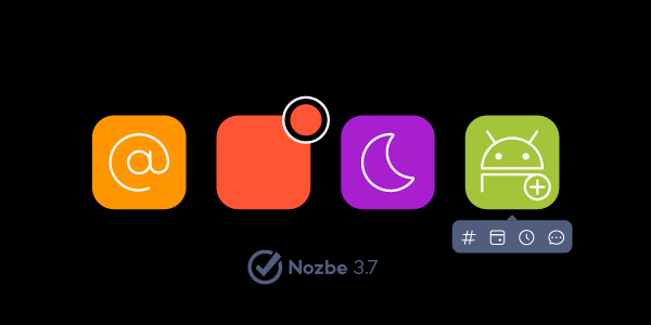 neuen Version Nozbe 3.7