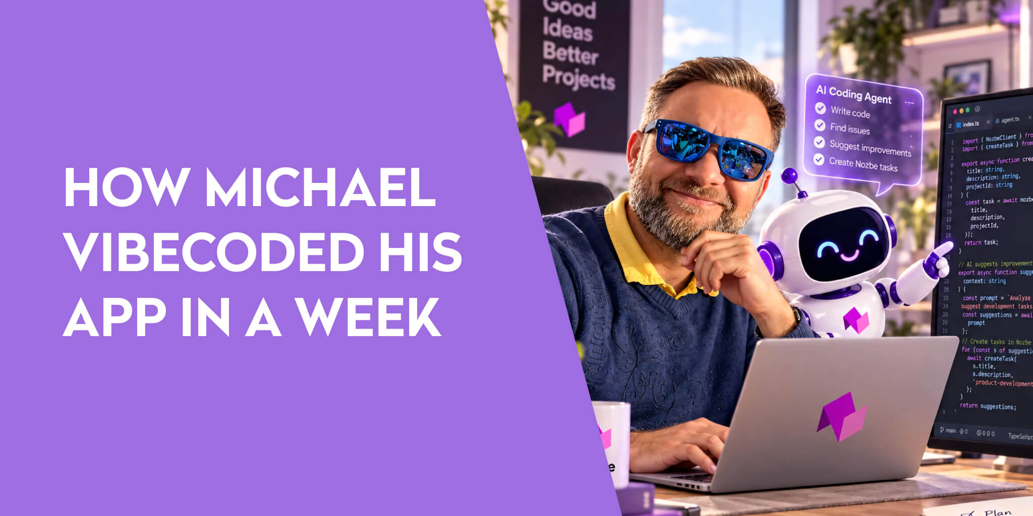 How Michael Vibe-Coded an App Using AI and Nozbe - No Office Podcast