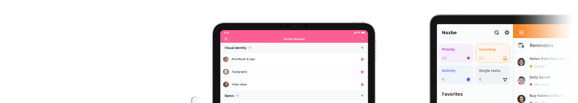 nozbe make task project android app