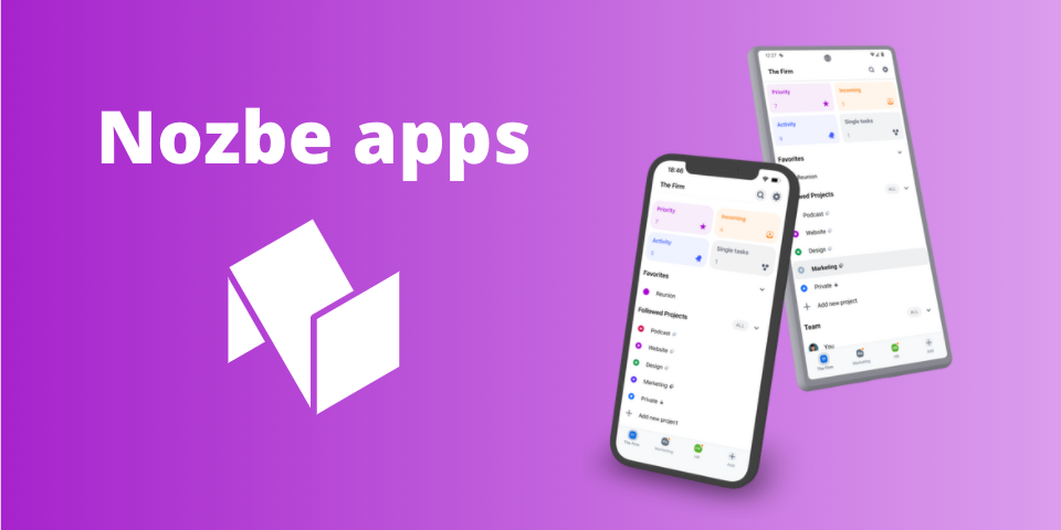 nozbe apps on any device