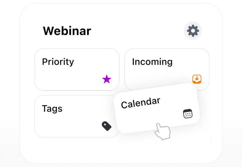 Customizable sidebar