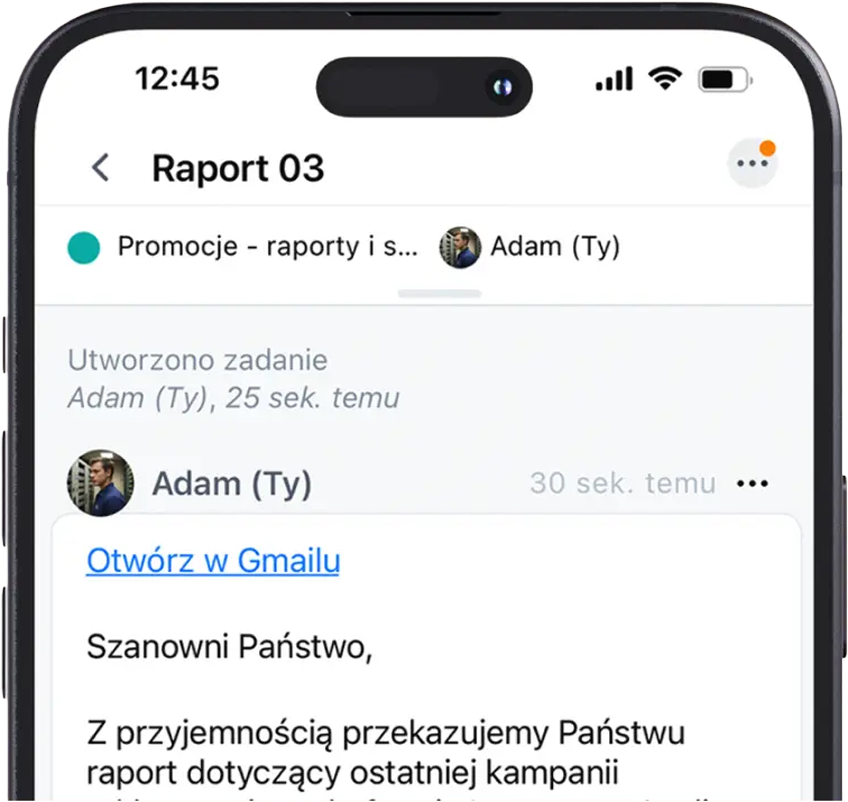 Zamień maile w zadania
