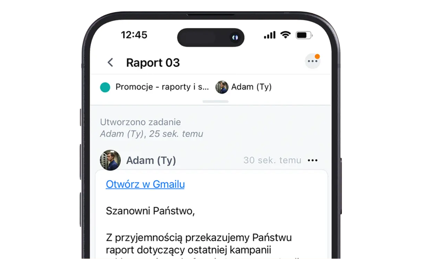 Zamień maile w zadania