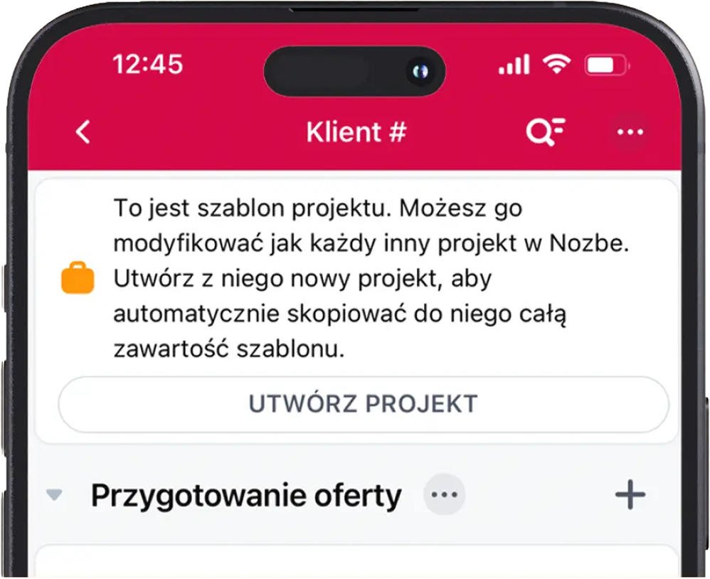 Szablony projektów