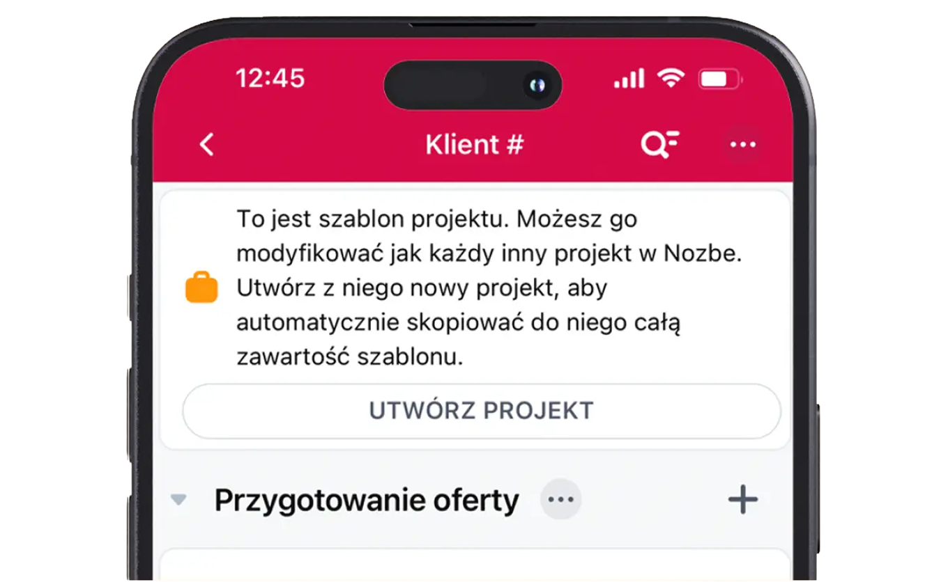 Szablony projektów